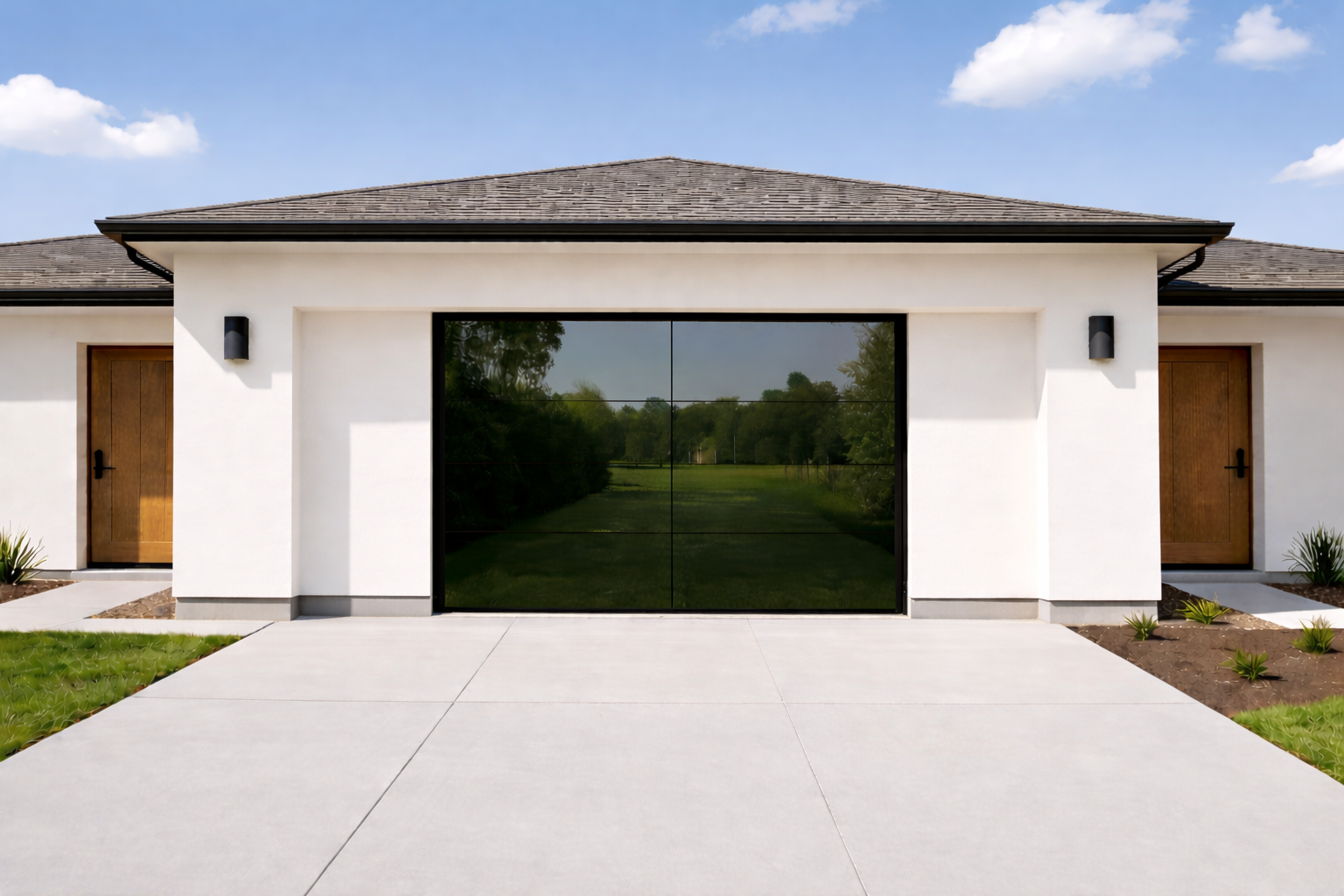 Teza - Frameless Glass Garage Door - Image 2