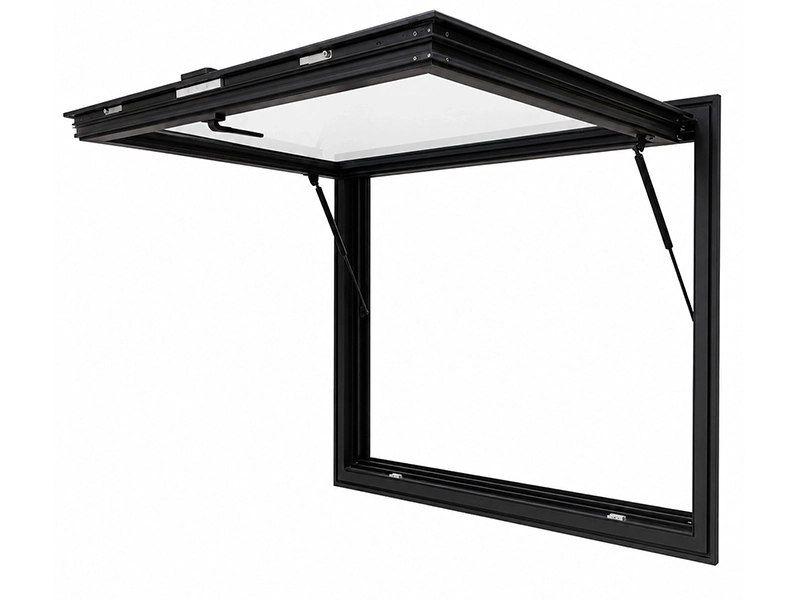 TEZA 65 Series Aluminum Hydraulic Window With Bottom Frame
