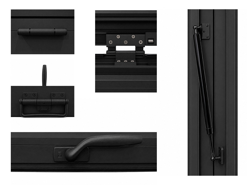 TEZA 65 Series Aluminum Hydraulic Window With Bottom Frame