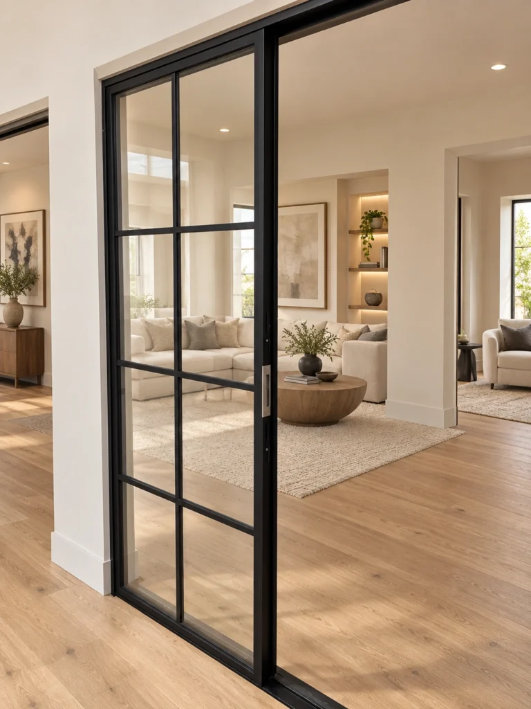 Teza 30 Series - Interior French Door With Grills