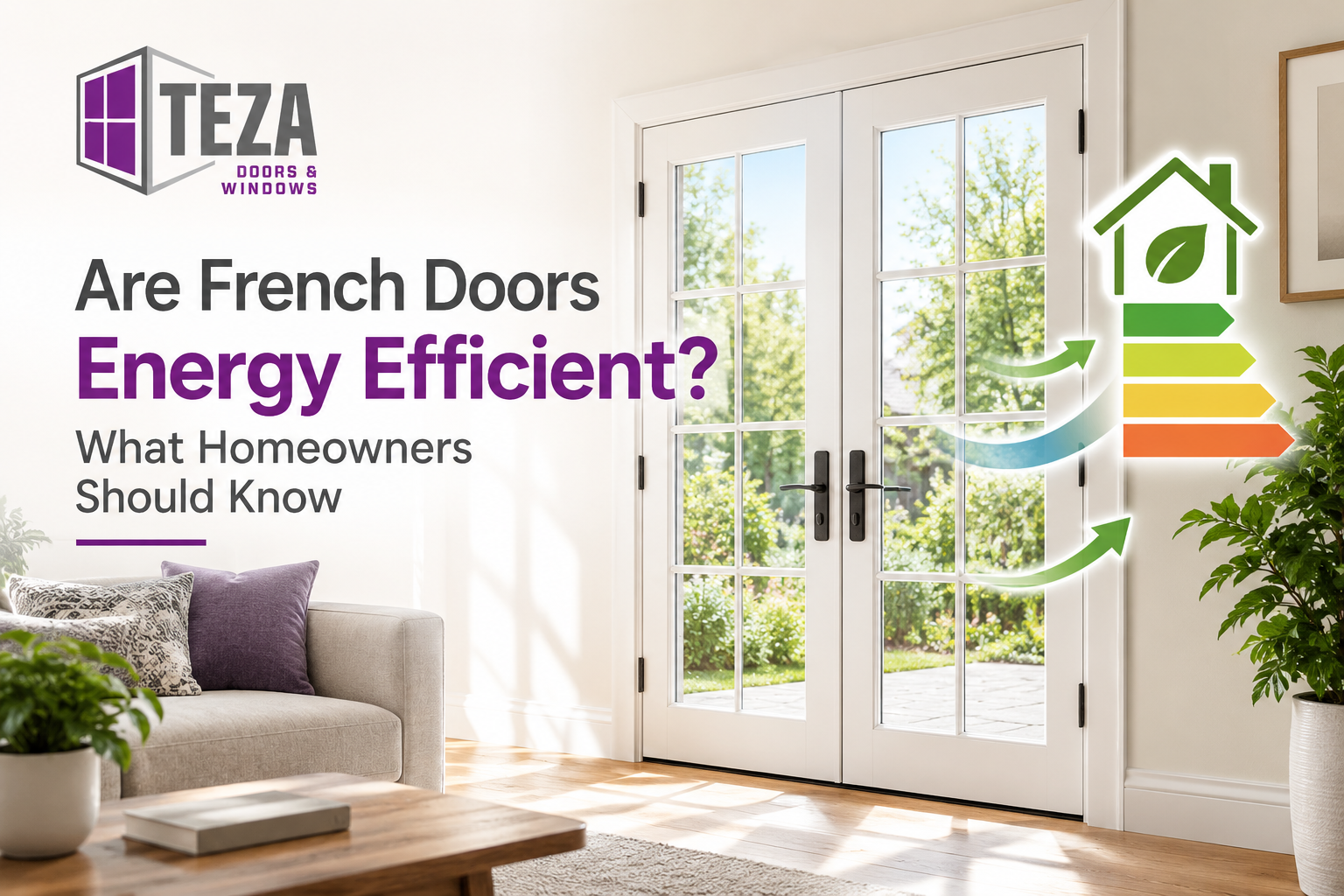 Are French Doors Energy Efficient? What Homeowners Should Know