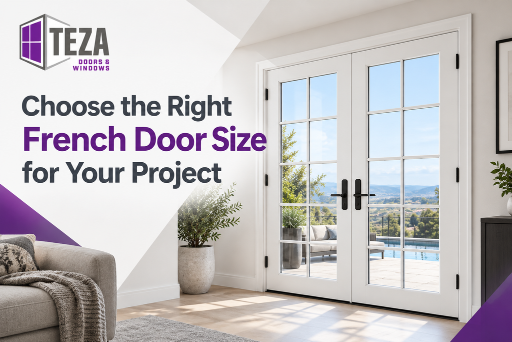 Custom Aluminum French Doors for Large Openings