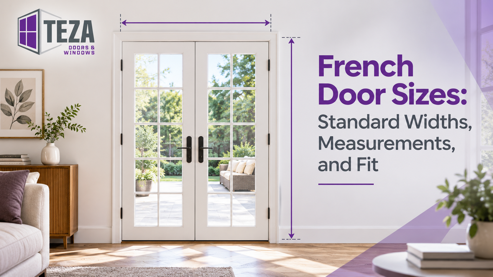 How Wide Are French Doors? Standard Sizes, Rough Openings & Fit Guide