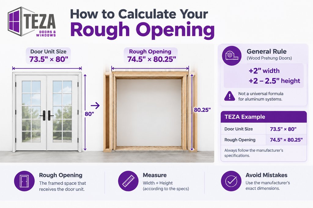 How to Calculate Your Rough Opening
