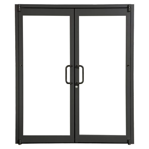 Teza 55 Series Store Front - Right Hand Outswing Closed Black